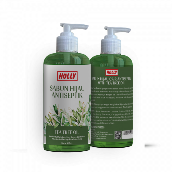 HOLLY Green Antiseptic Soap with Tea Tree Oil