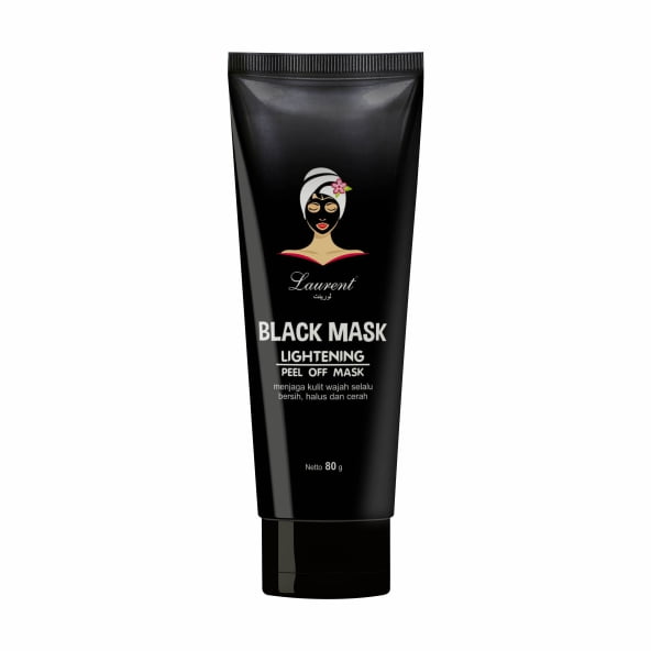 LAURENT Lightening Black Mask tube 80g - Sekawan Cosmetics
