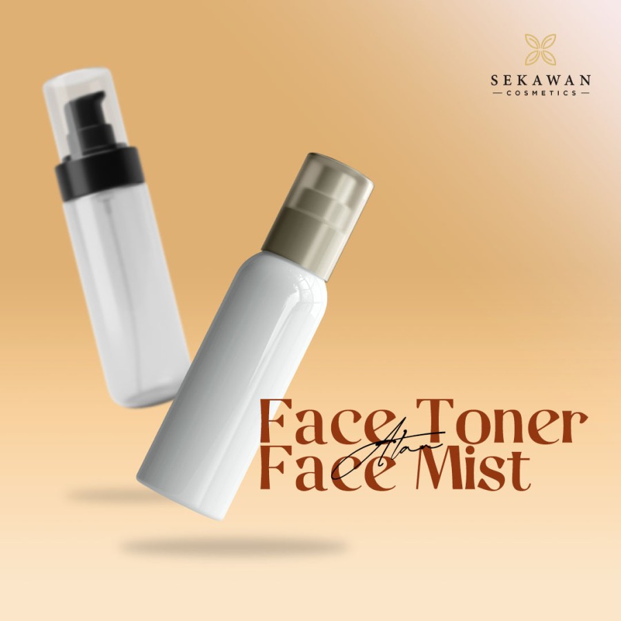 Botol Sekawan Face Mist yang menyegarkan, ideal untuk penggunaan sehari-hari.